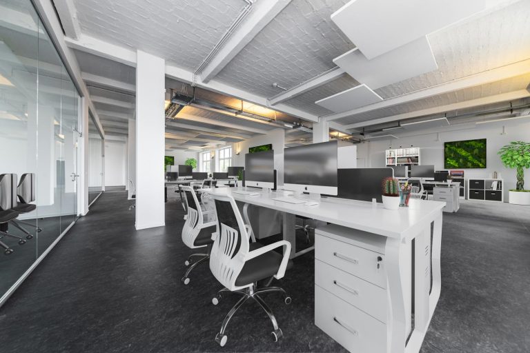 3D-Visualisierung eines Büros: Nachher